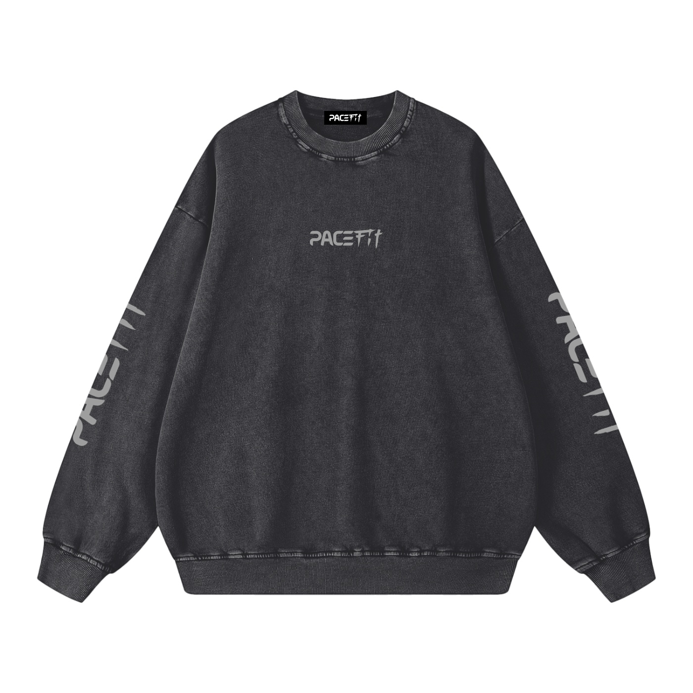 Pacefit - The Punters Snow Washed Oversized Sweat - Image 2