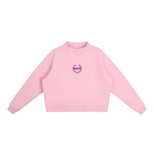Pacefit - The Wreath Essential Fleece Mock-Neck Crew