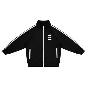 Pacefit - Kids Side-Stripe Track Jacket - Stand Collar Edition