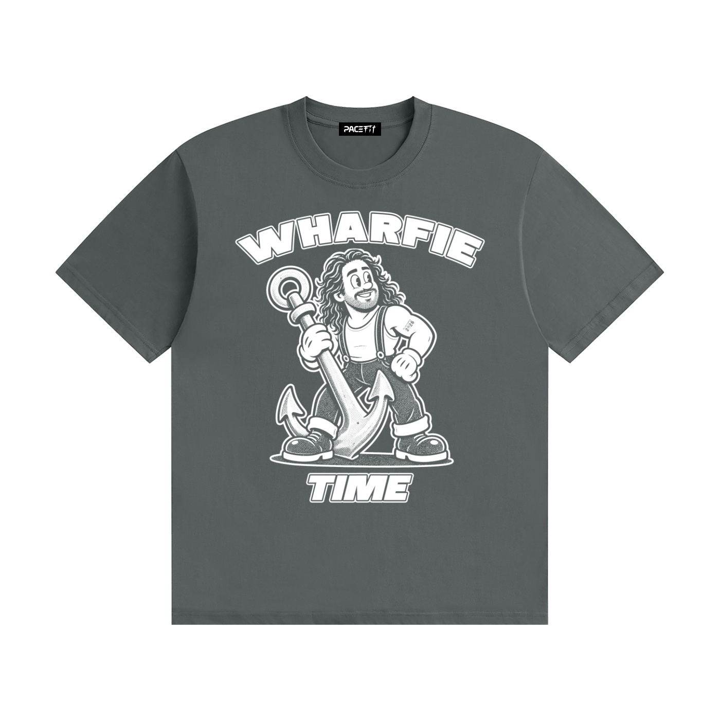 WHARFIE TIME - Basic Unisex Seamless Cotton Tee - Image 4