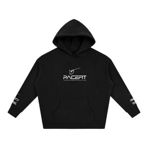 Pacefit - The Y2K Bike Oversize Fleeced Hoodie (BLK)