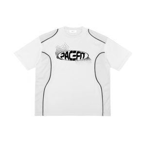 Pacefit - Contrast Piped Panel T-Shirt - White