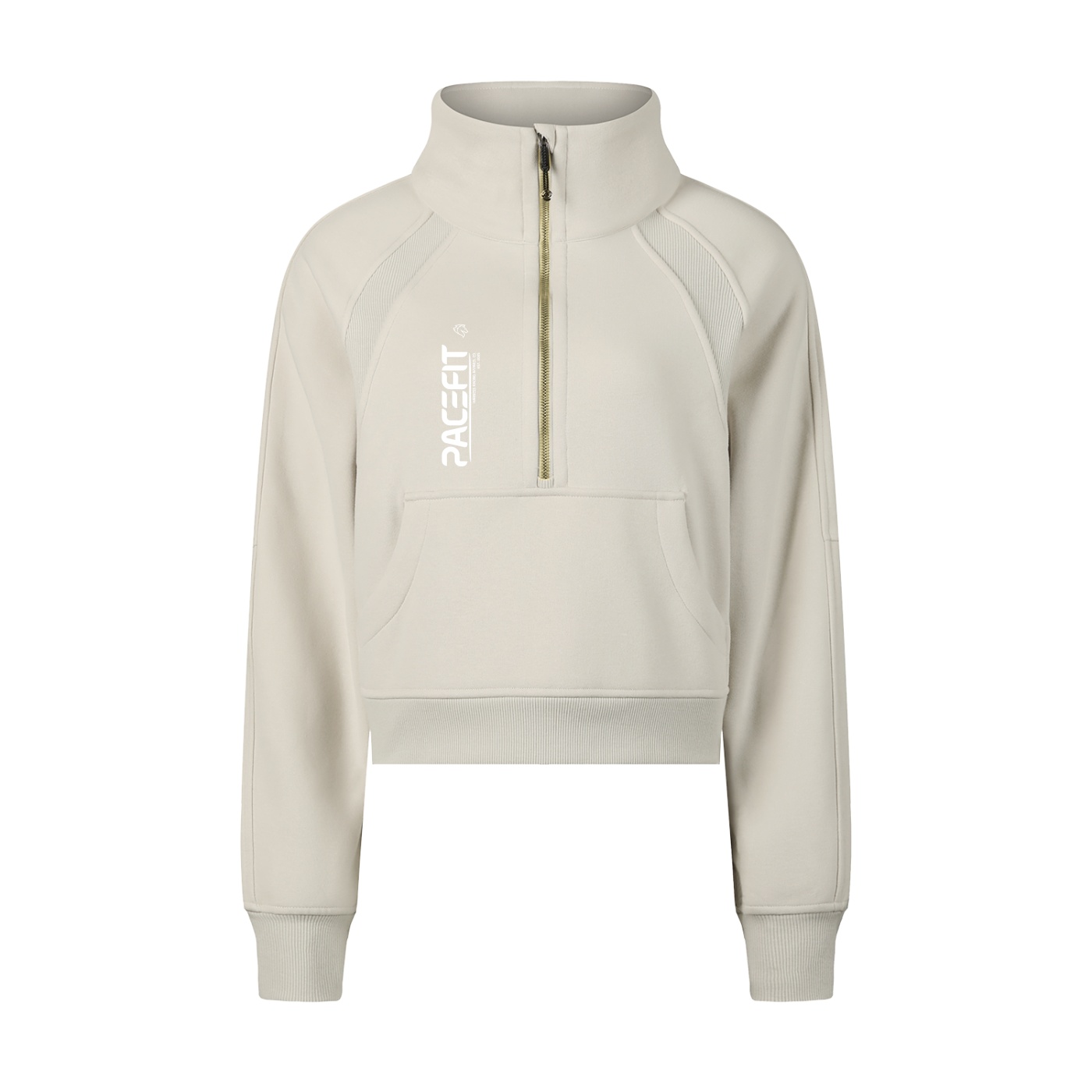 Pacefit - The Performace Cropped Half-Zip Sweatshirt - Image 2