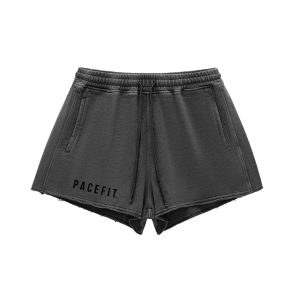 Pacefit - Her Essential Vintage Raw Edge Drawstring Shorts