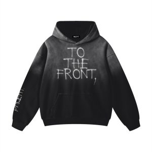 Pacefit - Sprayed Sunfade Oversized Hoodie