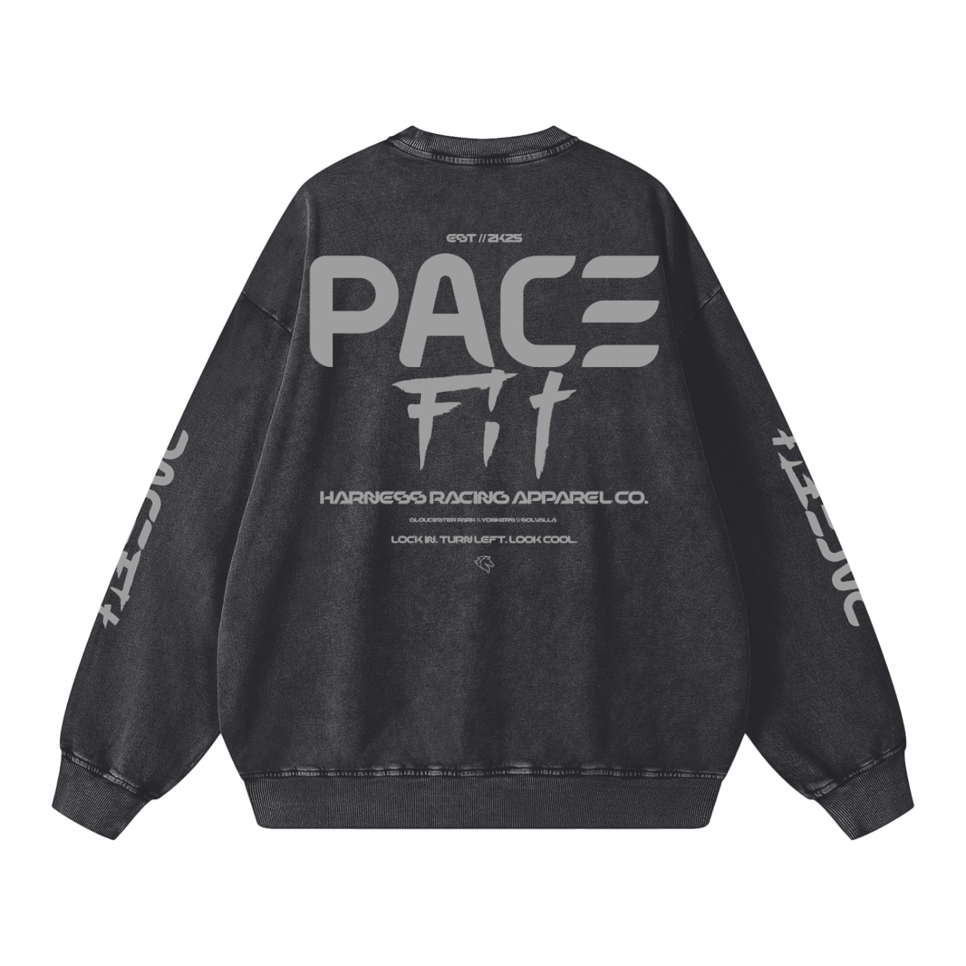 Pacefit - The Punters Snow Washed Oversized Sweat
