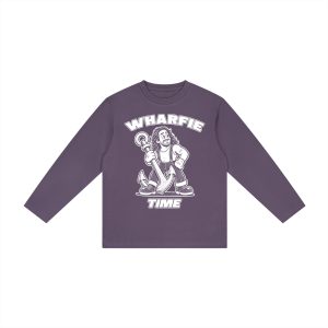 WHARFIE TIME - Kid's Drop Shoulder L/S Tee