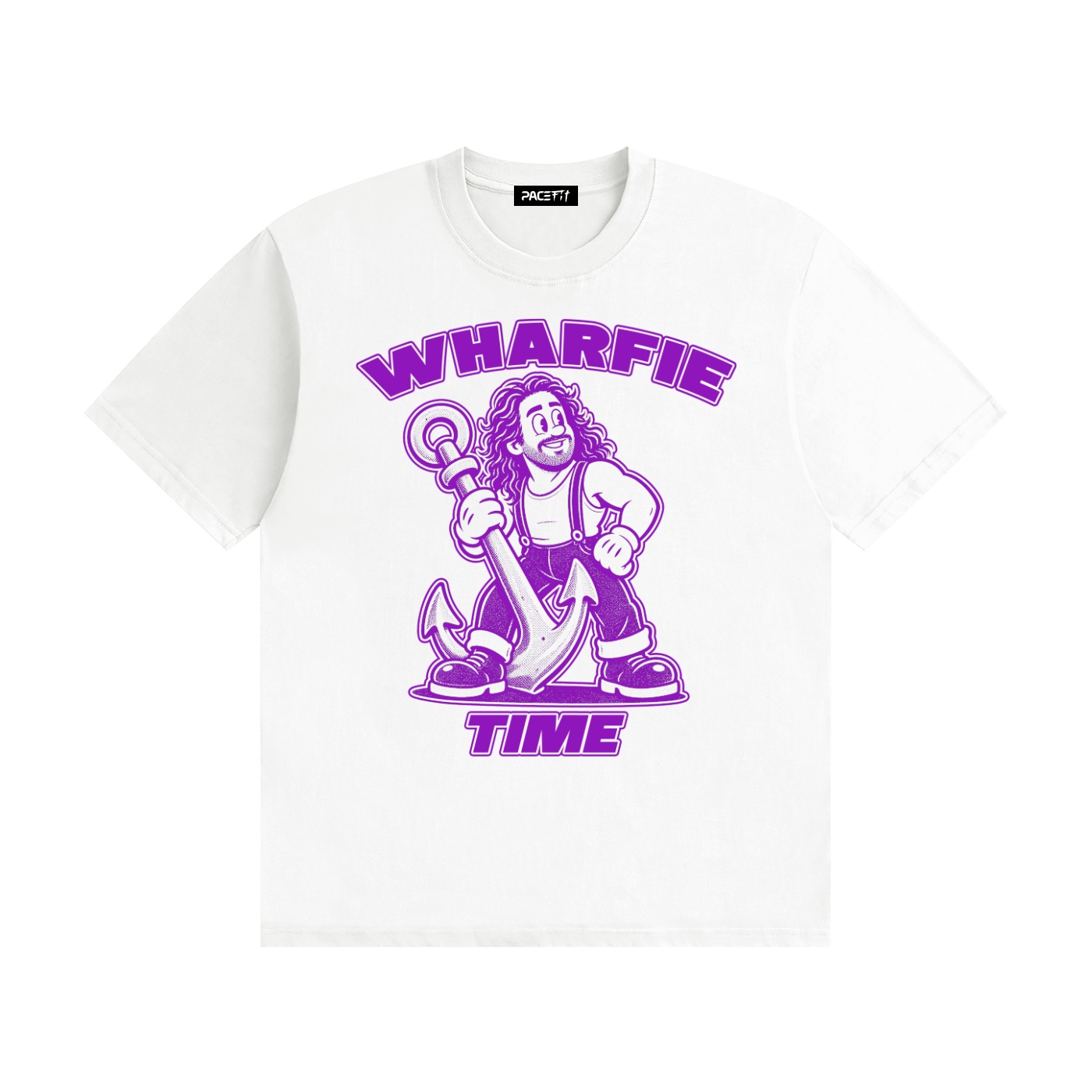 WHARFIE TIME - Basic Unisex Seamless Cotton Tee - Image 2