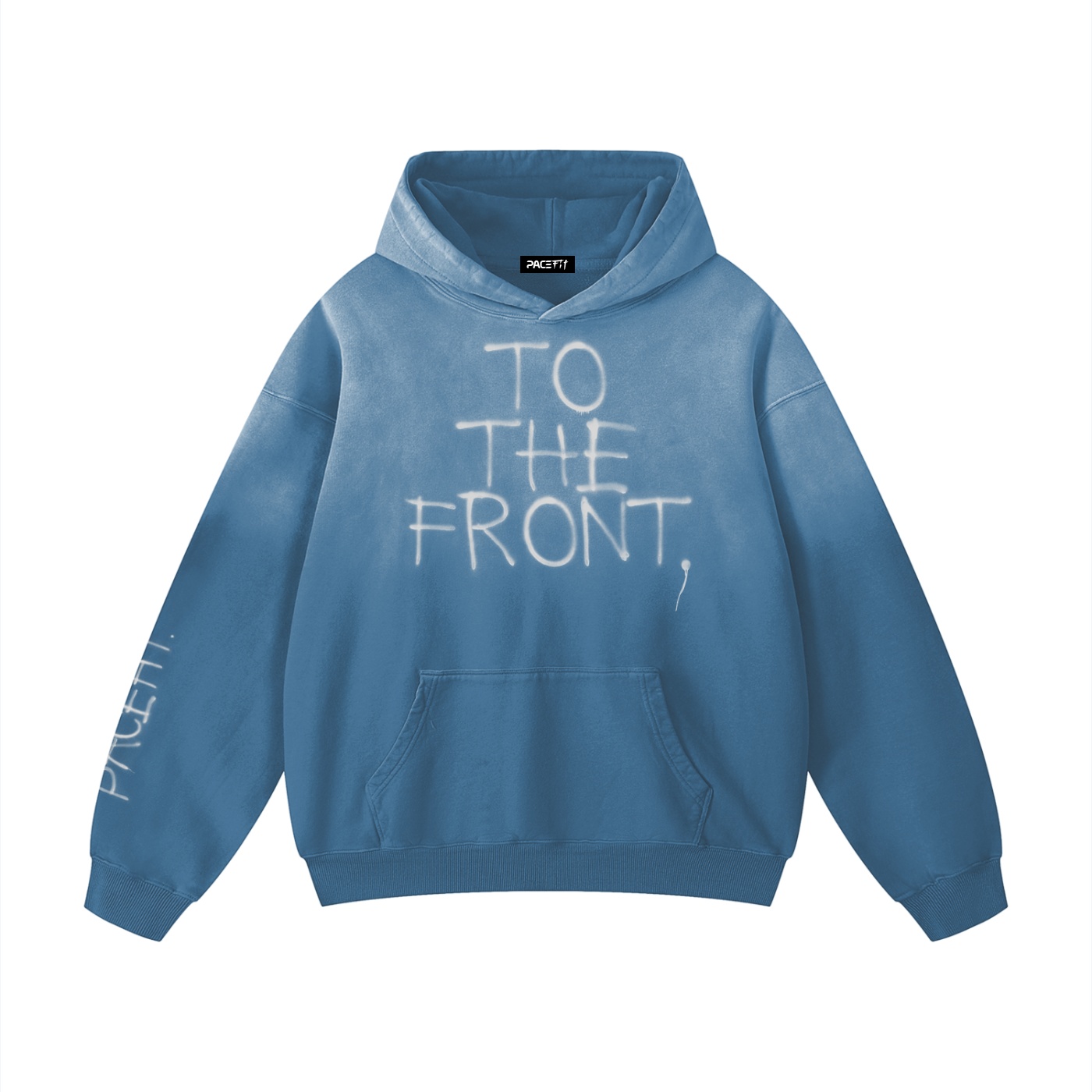 Pacefit - Sprayed Sunfade Oversized Hoodie - Image 3