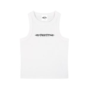 Pacefit - Snow Washed Ladies White Beater