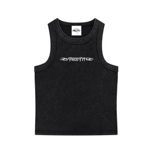 Pacefit - Snow Washed Ladies Black Beater