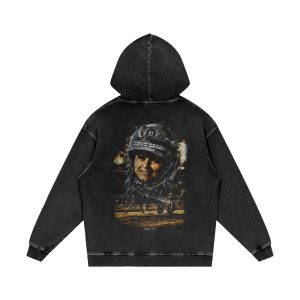 Pacefit - The Maddison Brown Snow Washed Cotton Hoodie