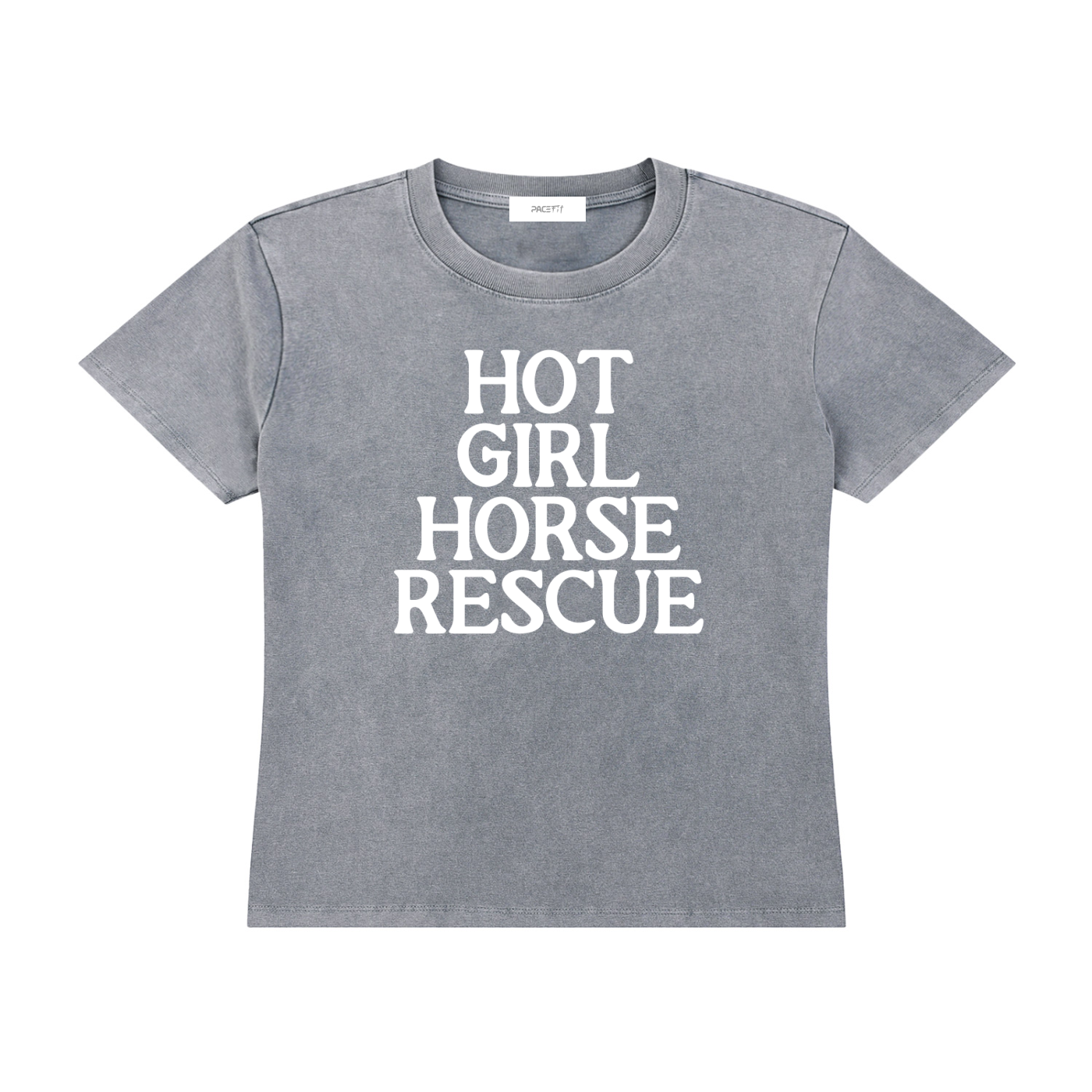 Hot Girl Horse Rescue Tee - Image 3