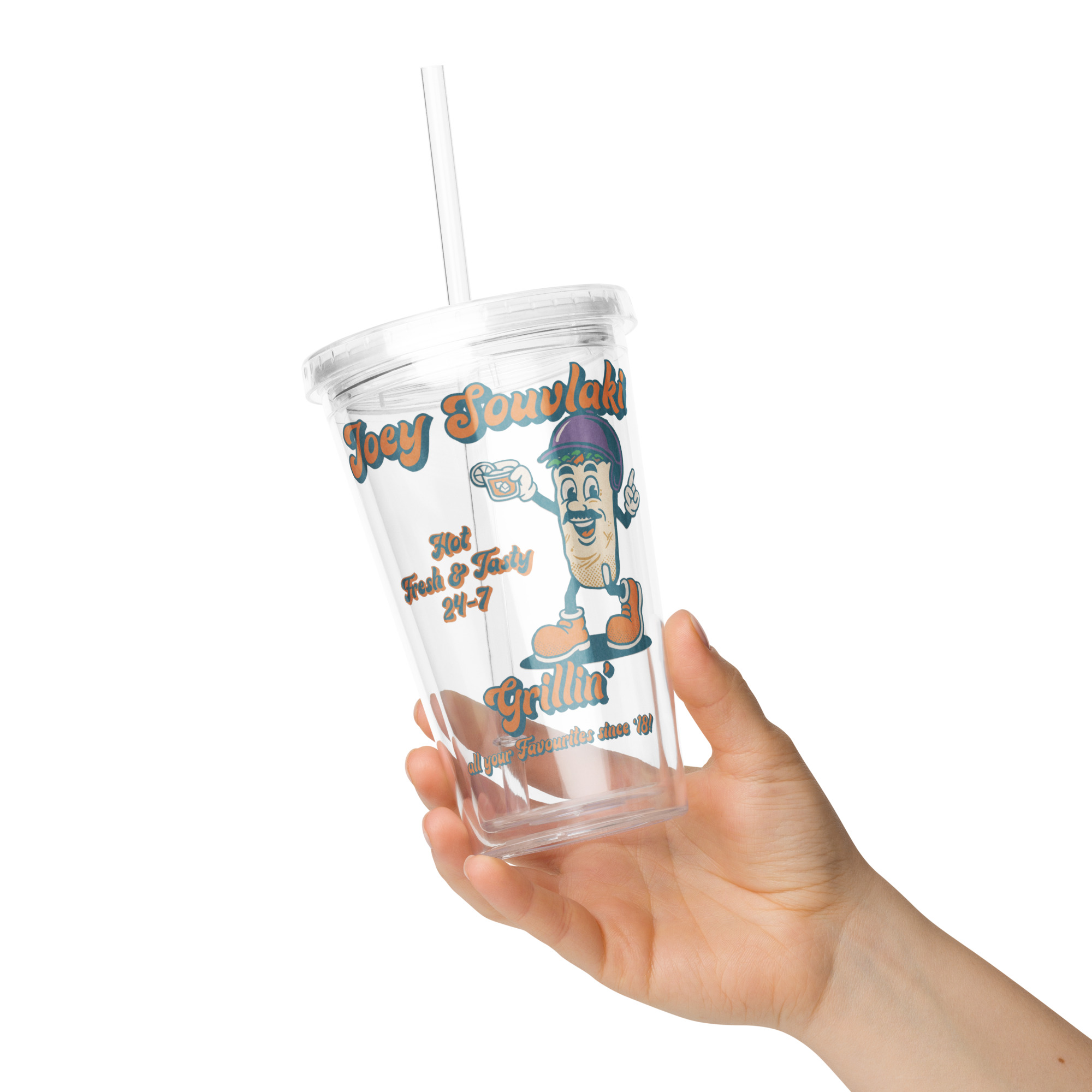 🥶 The Joey Souvlaki Iced Coffee Tumbler
