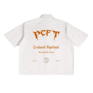 Pacefit - The In Form Oversized Vertical Stripe Boxy Shirt