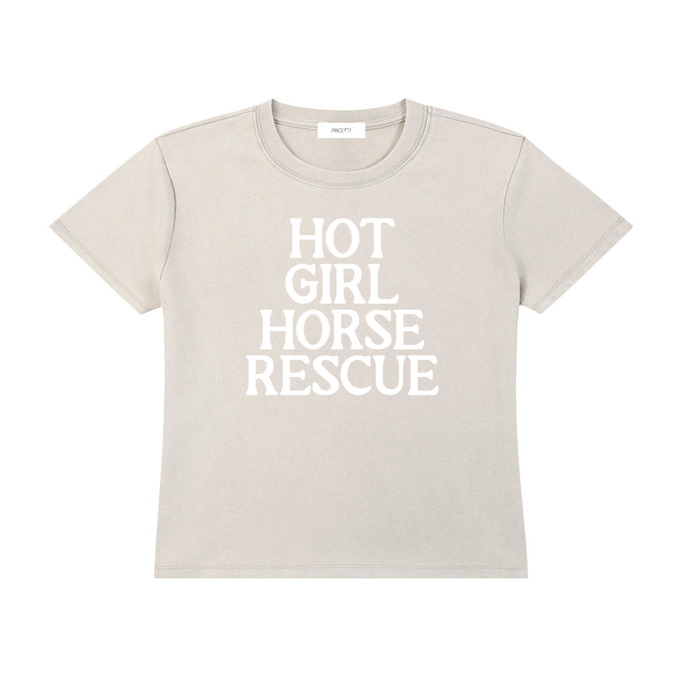 Hot Girl Horse Rescue Tee - Image 2