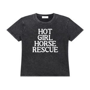 Hot Girl Horse Rescue Tee
