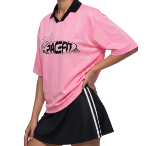 Pacefit - The She-Striped Boxy Soccer Jersey