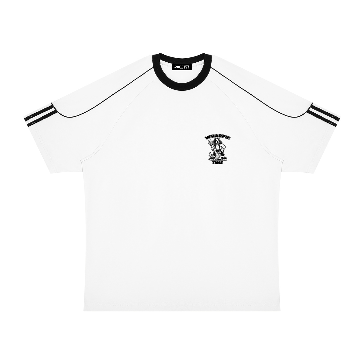 WHARFIE TIME - Unisex Retro Raglan Colour Block Tee - Image 7