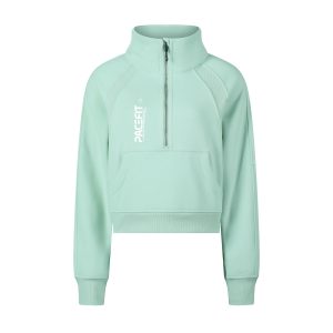 Pacefit - The Performace Cropped Half-Zip Sweatshirt