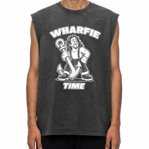 Wharfie Time - Snow Washed Tank