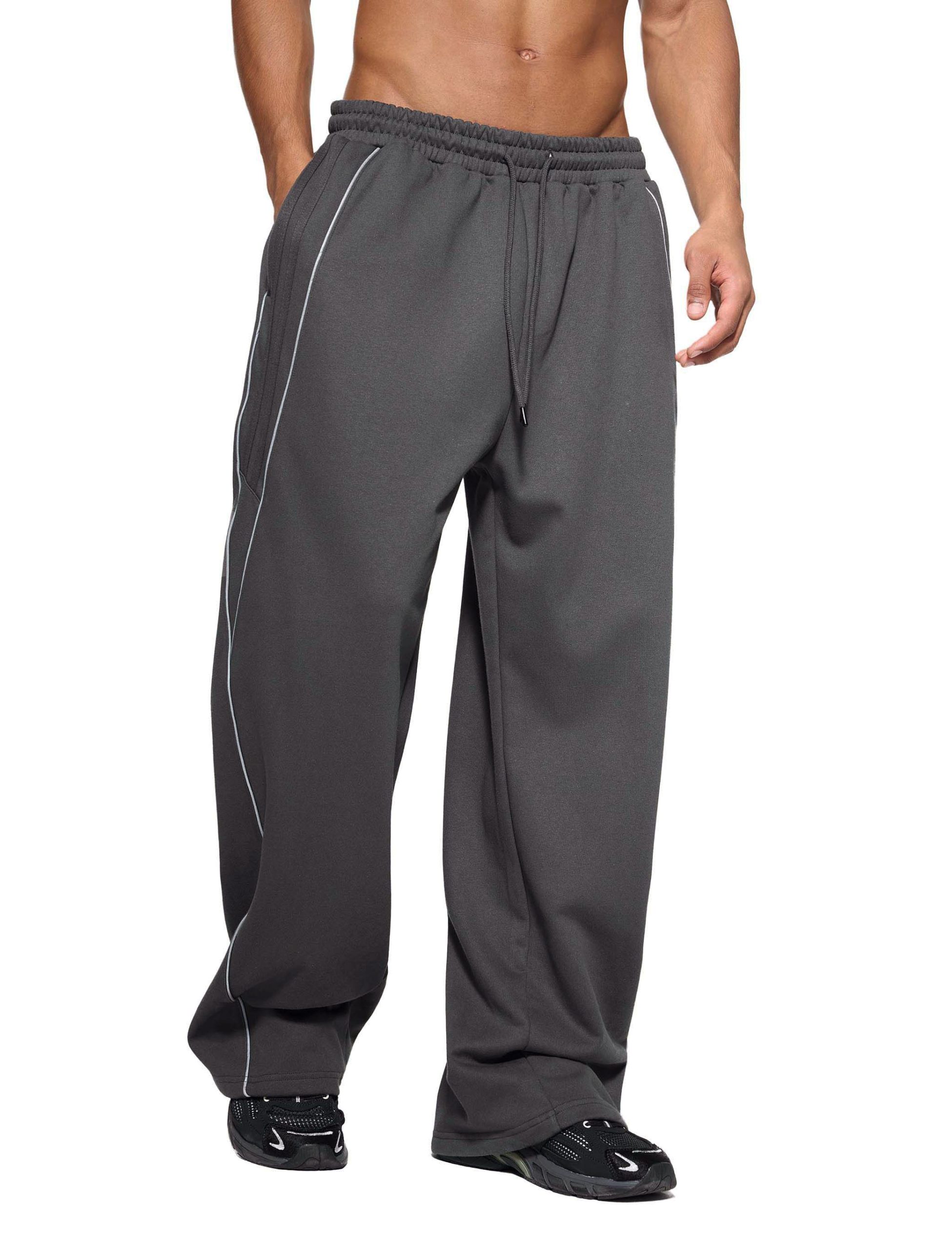 Pacefit - The PCFT Cozy Striped Straight-Leg Sweats - Image 5